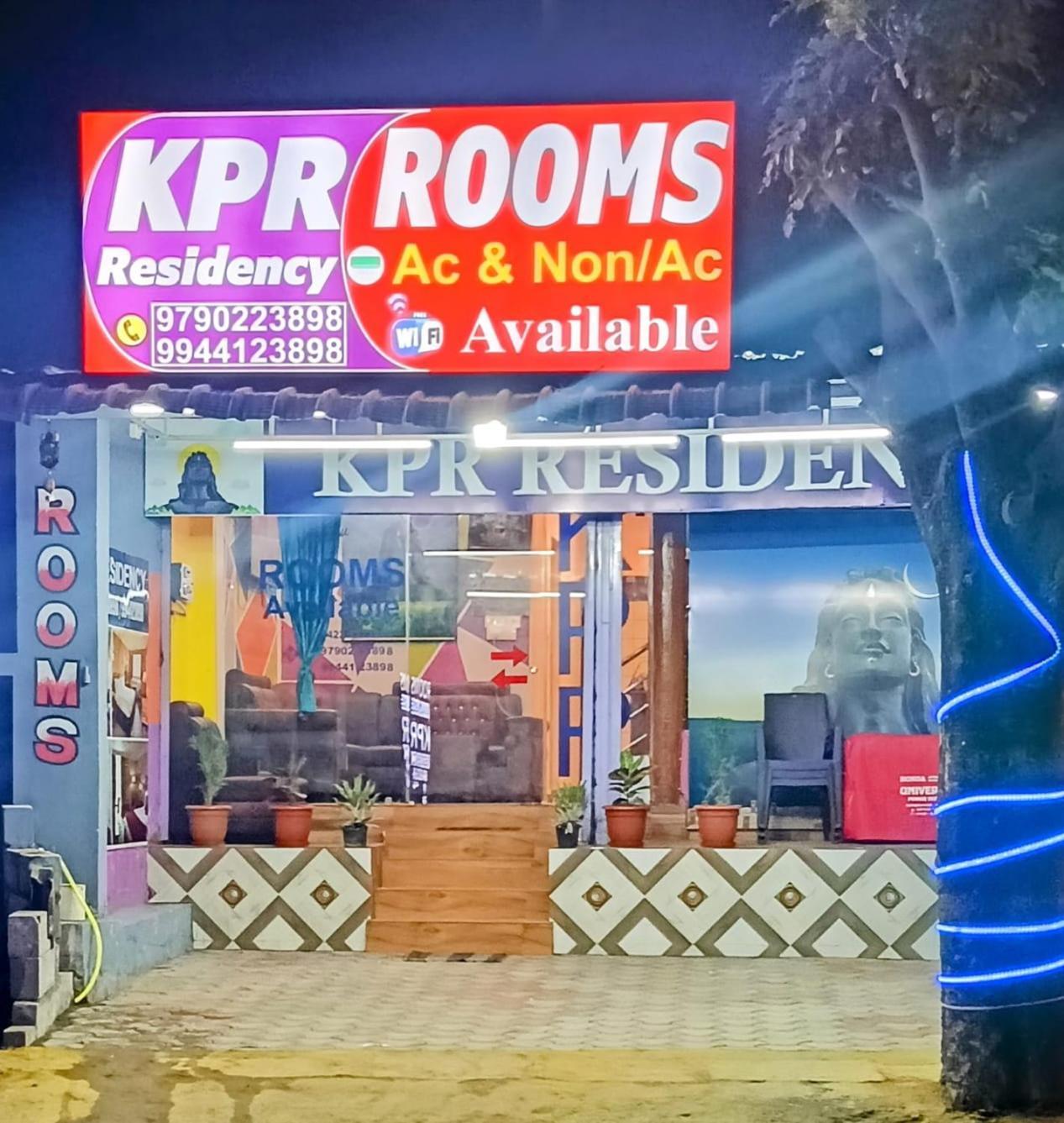 Kpr Residency Near Isha - Adiyogi Hotel Alāndurai Eksteriør billede